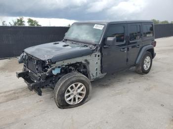  Salvage Jeep Wrangler