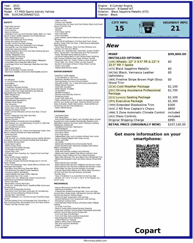 BMW X Series M50i Image 3