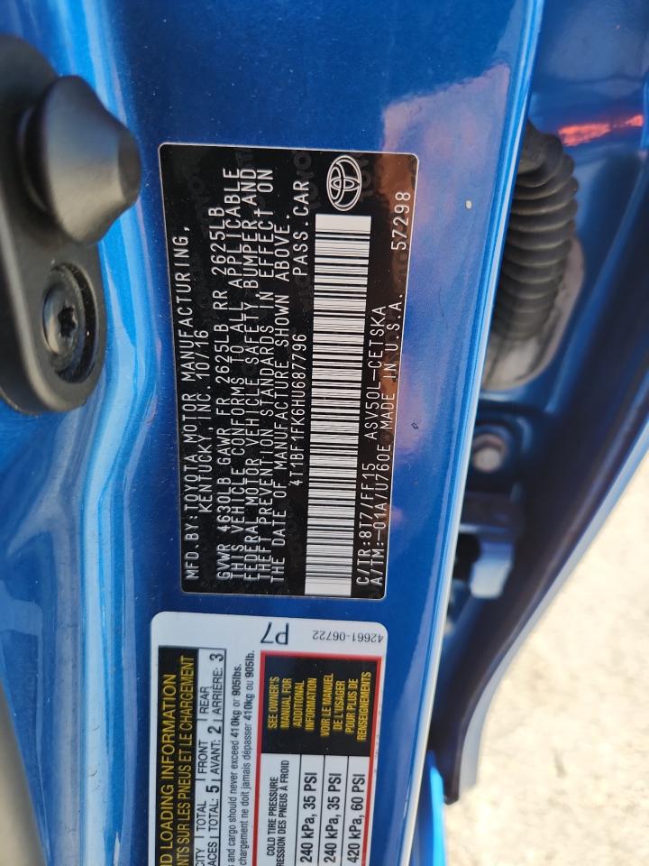 Toyota Camry Le Image 4