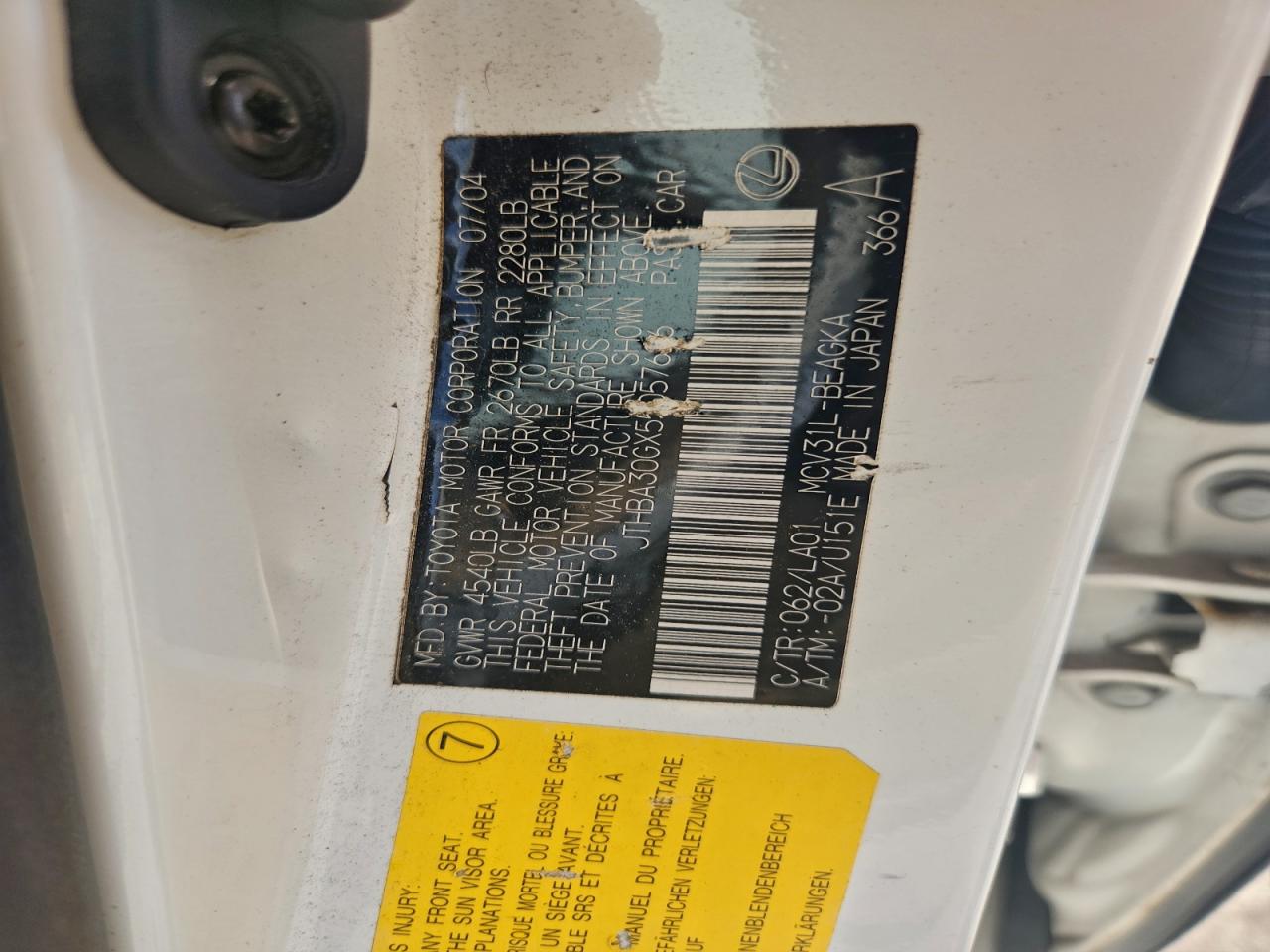 Lexus Es 330 Image 12