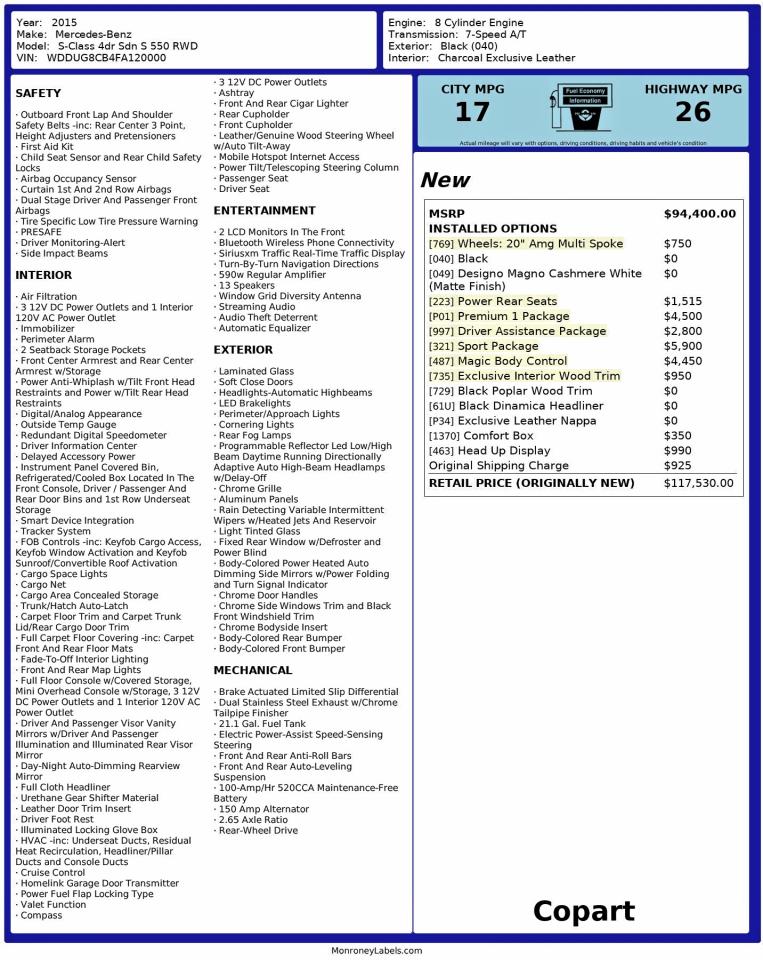 Mercedes-Benz S-Class 550 Image 8