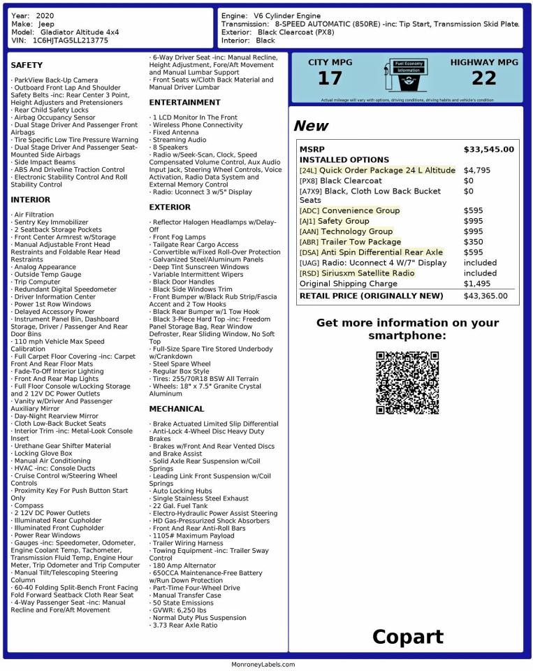 Jeep Gladiator Sport Image 7