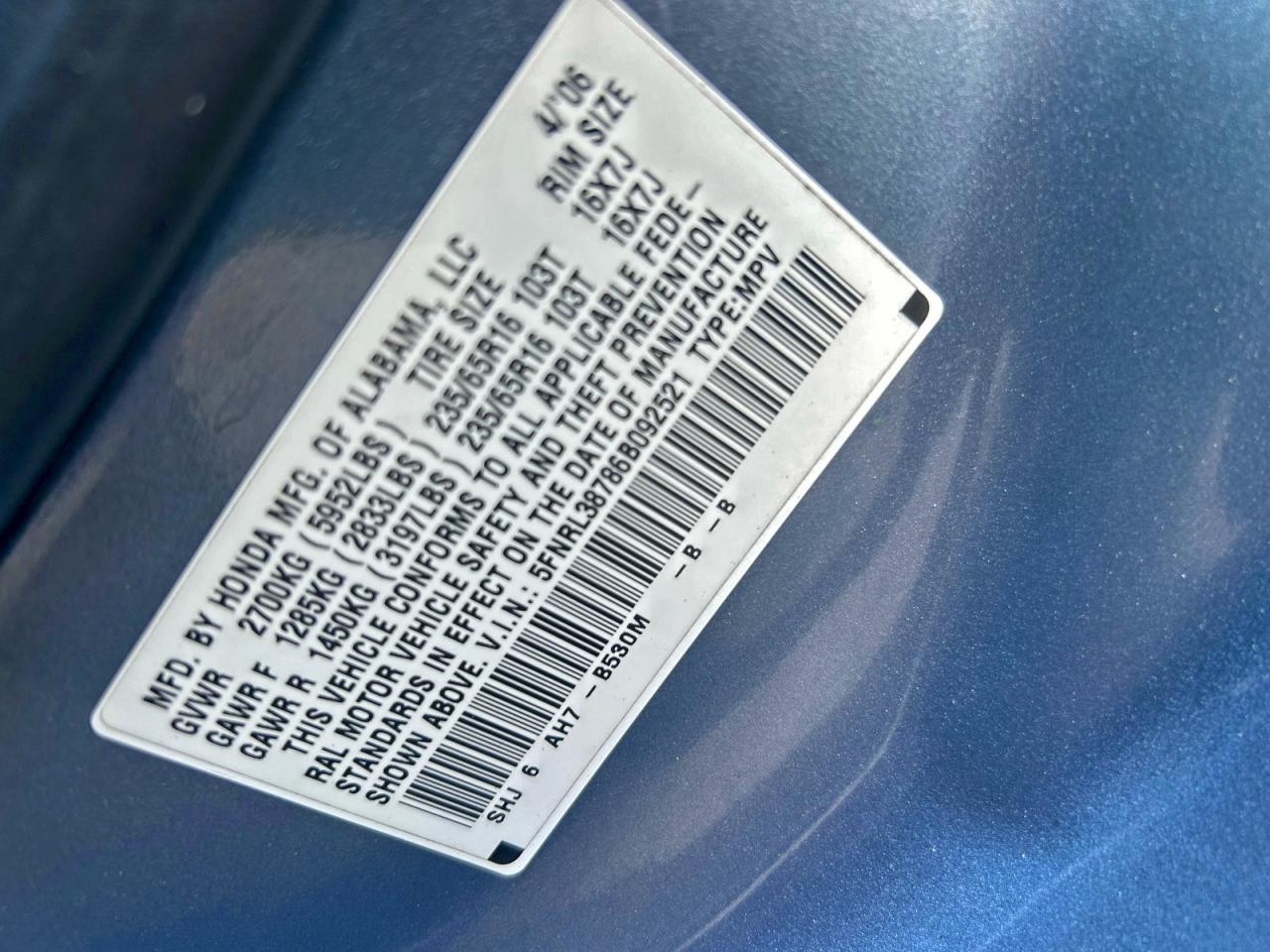 Honda Odyssey Exl Image 9