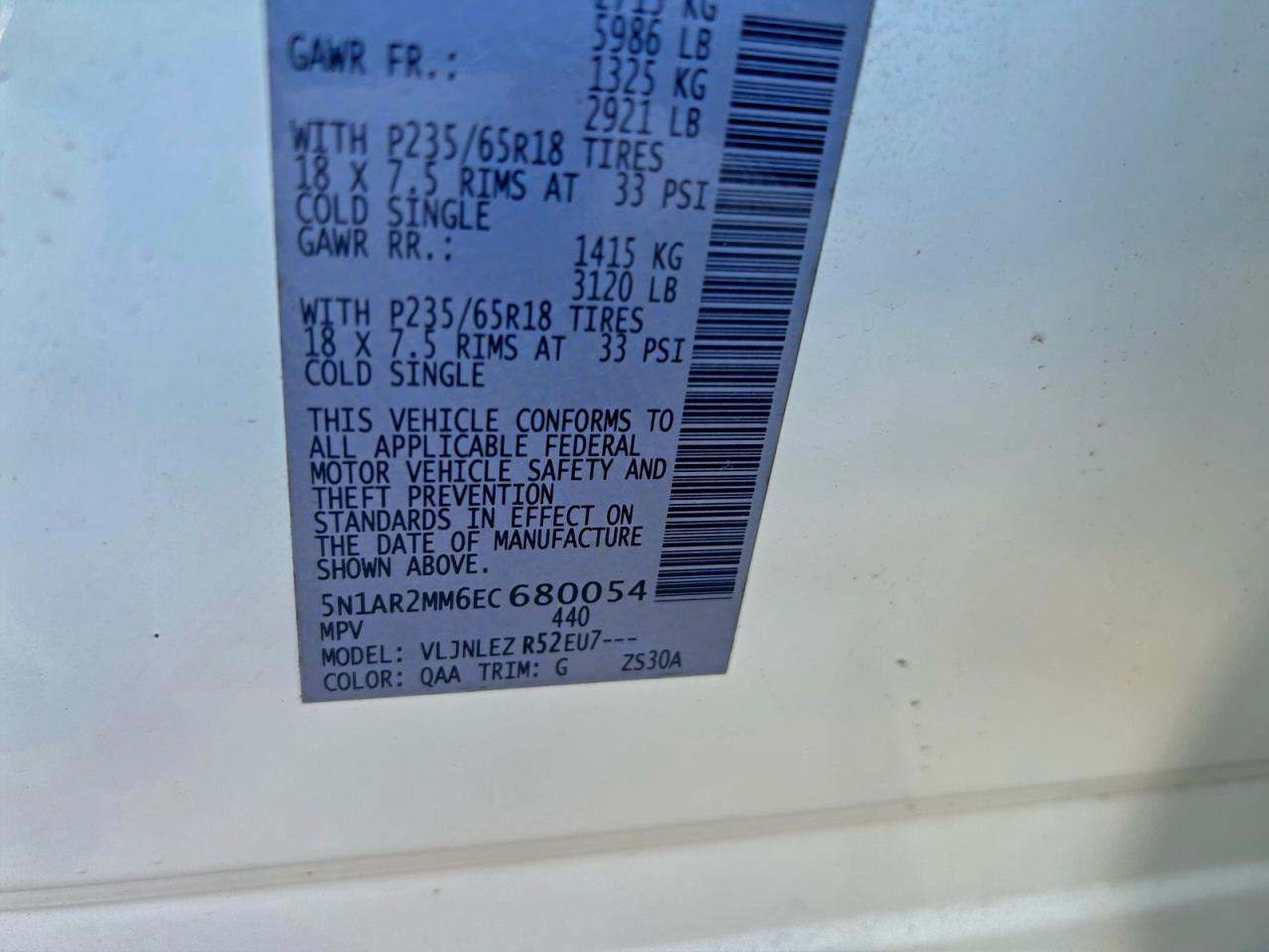 Nissan Pathfinder S Image 10