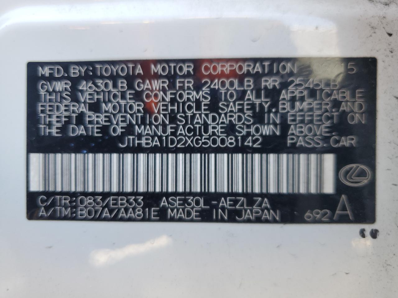 Lexus Is 200t Image 8