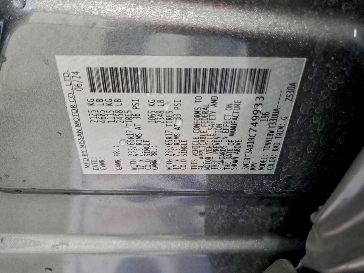 Nissan Rogue S Image 13