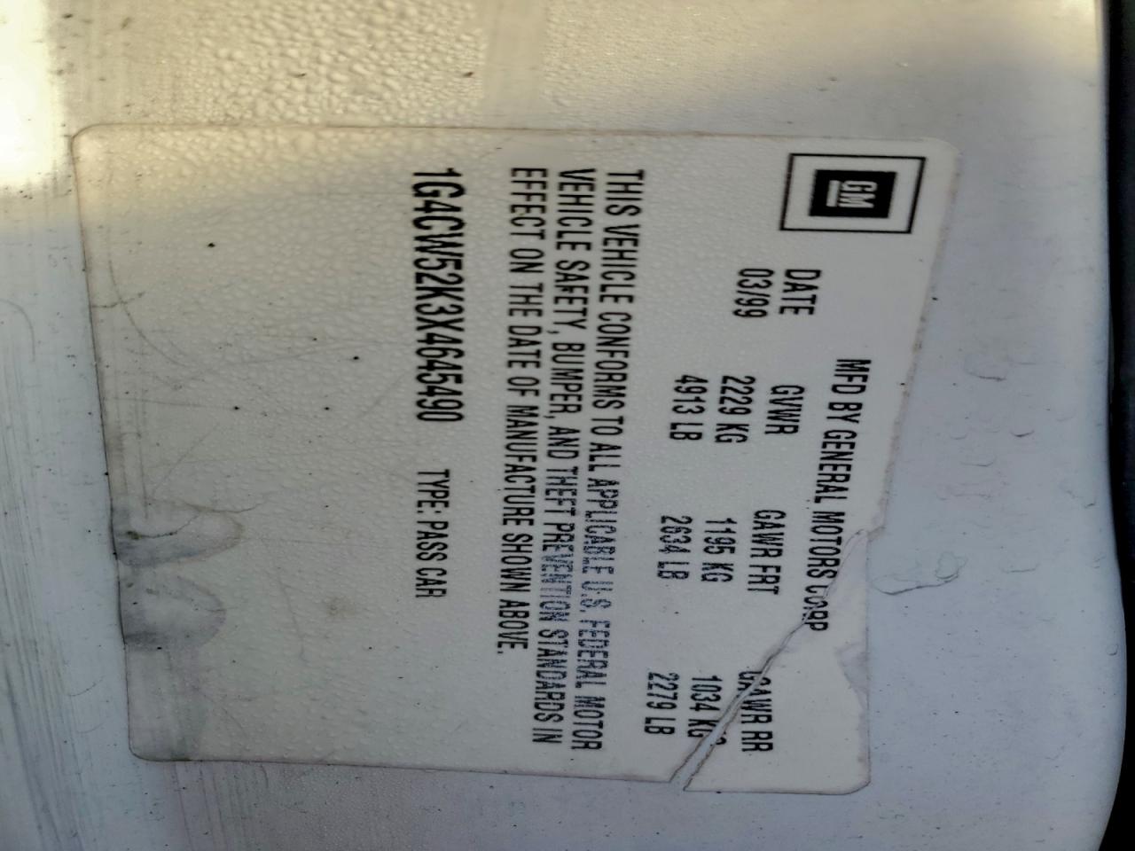 Buick Park Ave Image 12