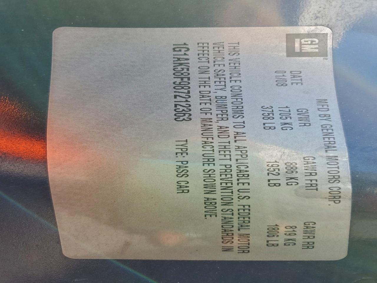 Chevrolet Cobalt Ls Ls Image 8