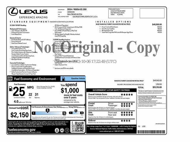 Lexus Es 350 F Sport Handling Image 7