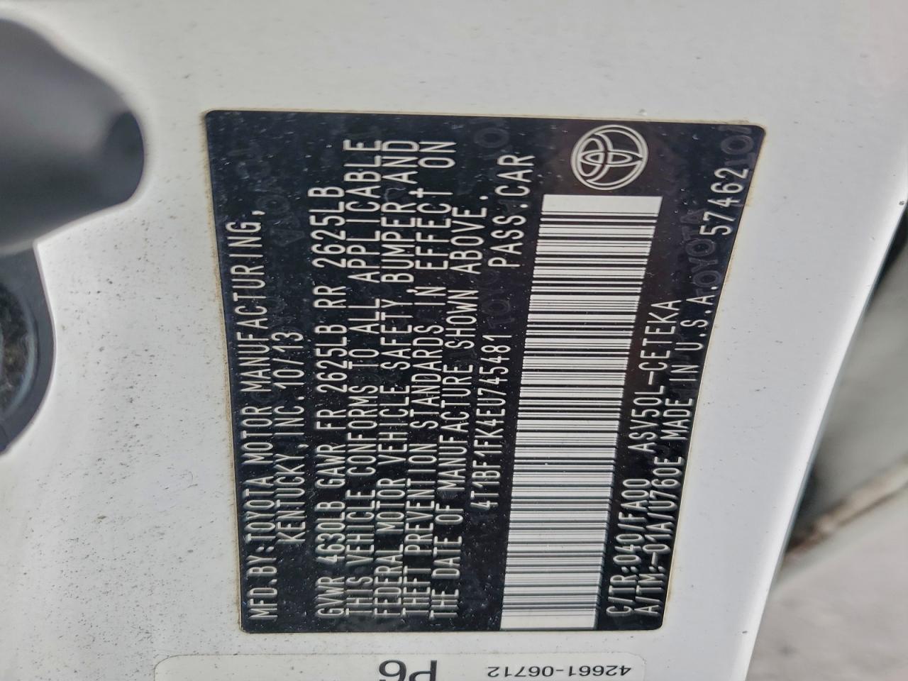 Toyota Camry L Image 11