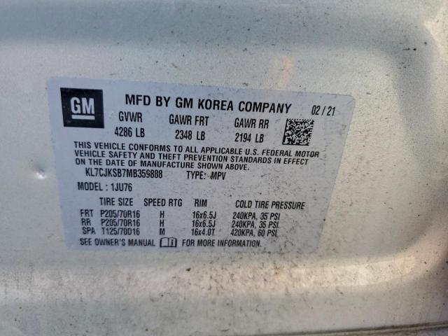 Chevrolet Trax Ls Image 12