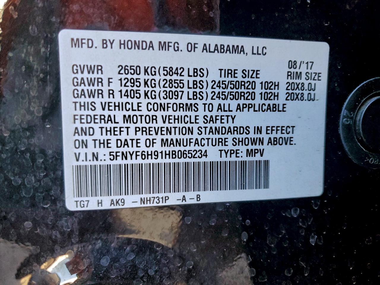 Honda Pilot Touring Image 10