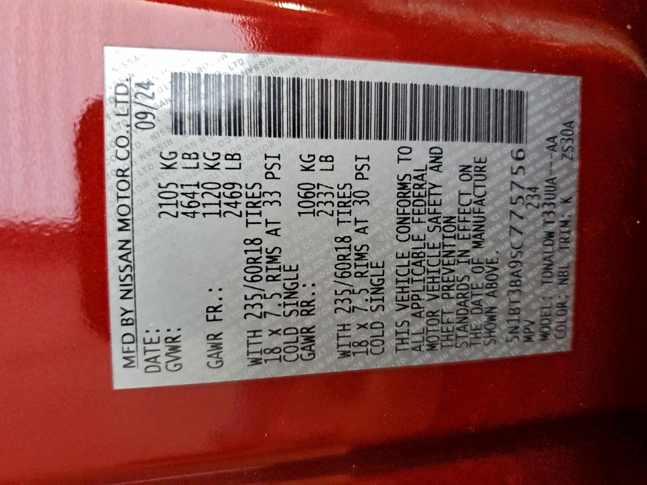 Nissan Rogue Sv Image 9