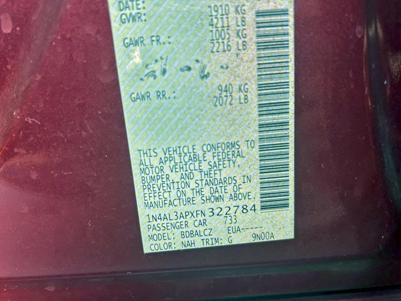 Nissan Altima 2.5 Image 11