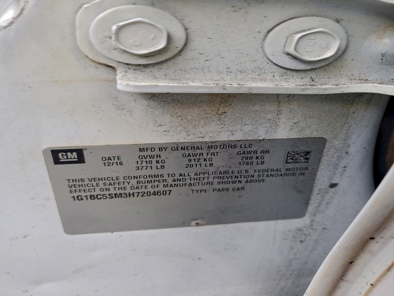 Chevrolet Cruze Ls Image 4