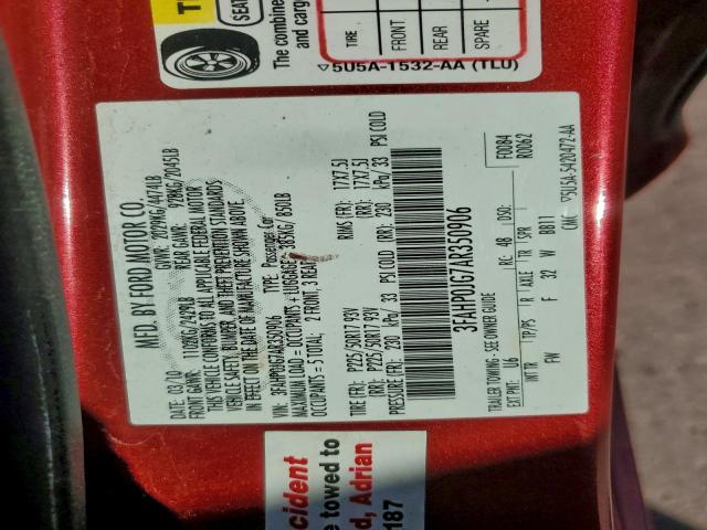 Ford Fusion Sel Image 12