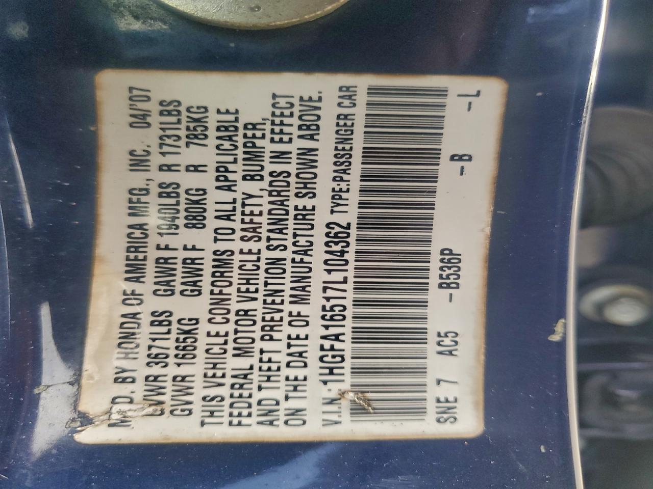 Honda Civic Lx Image 7