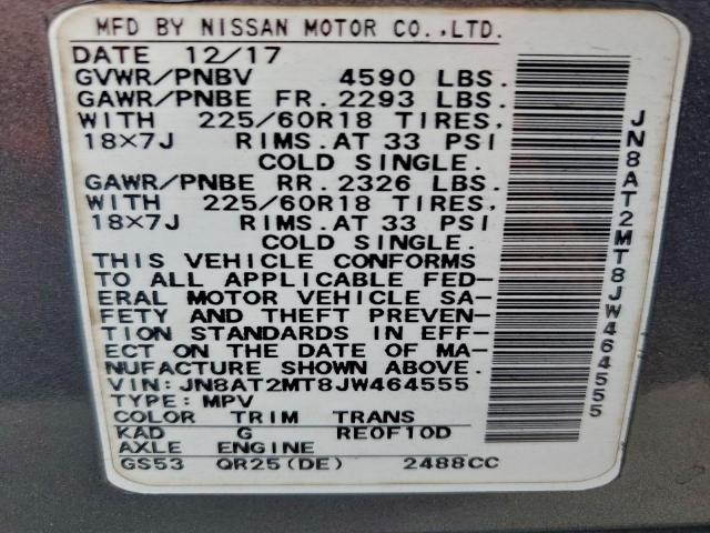 Nissan Rogue S Image 14