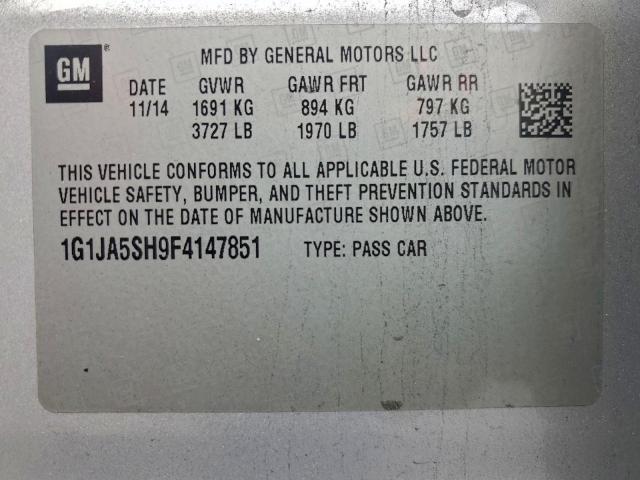 Chevrolet Sonic Ls Image 12