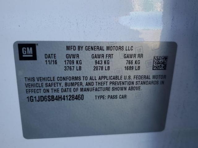 Chevrolet Sonic Lt Image 9