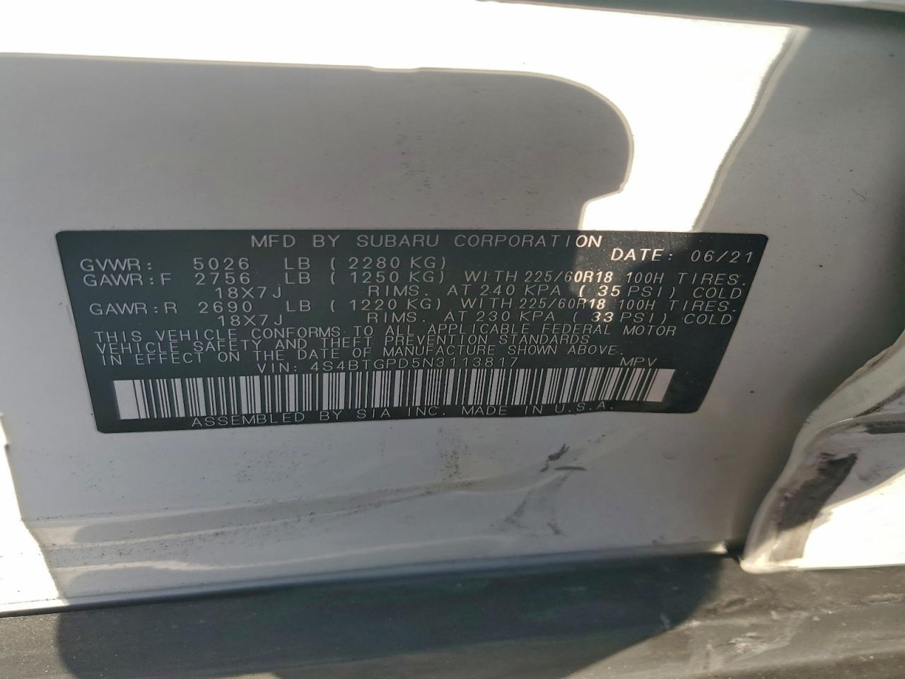 Subaru Outback Touring Image 10